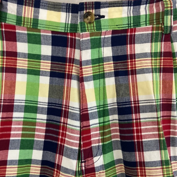 Saddlebred Multicolored Men’s Plaid 100% Cotton Shorts Size 38 - Picture 3 of 7